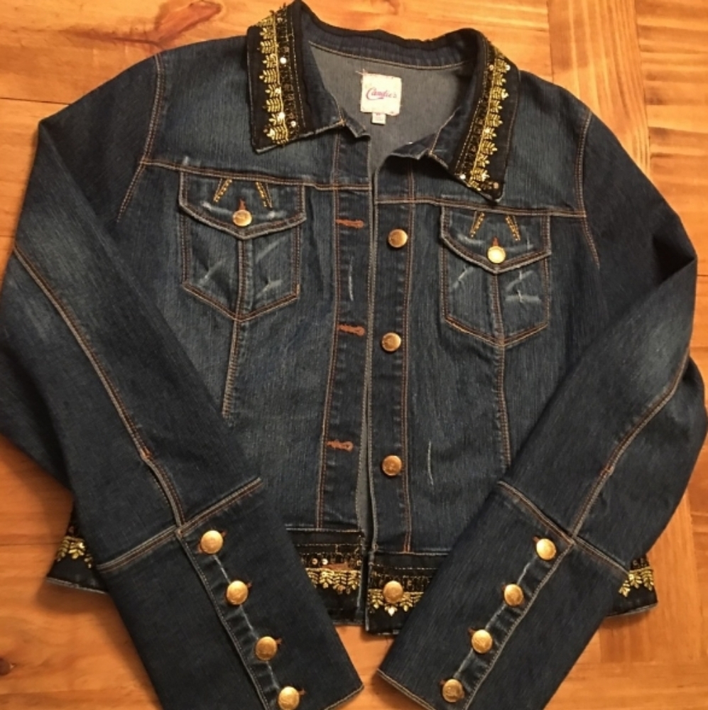 Embellished Denim Jacket 🧥